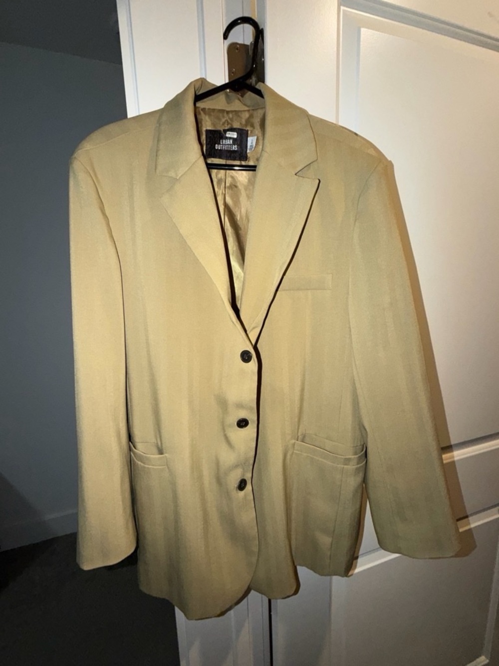 Urban Outfitters Tan Single-Breasted Blazer
